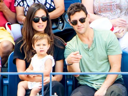 Justin Bartha with family.